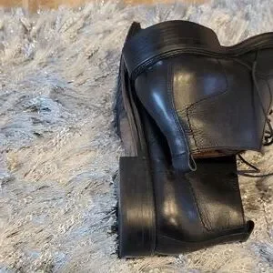 Shoes | Mens Freemood Black Leather Ankle Boots | Poshmark display picture 3
